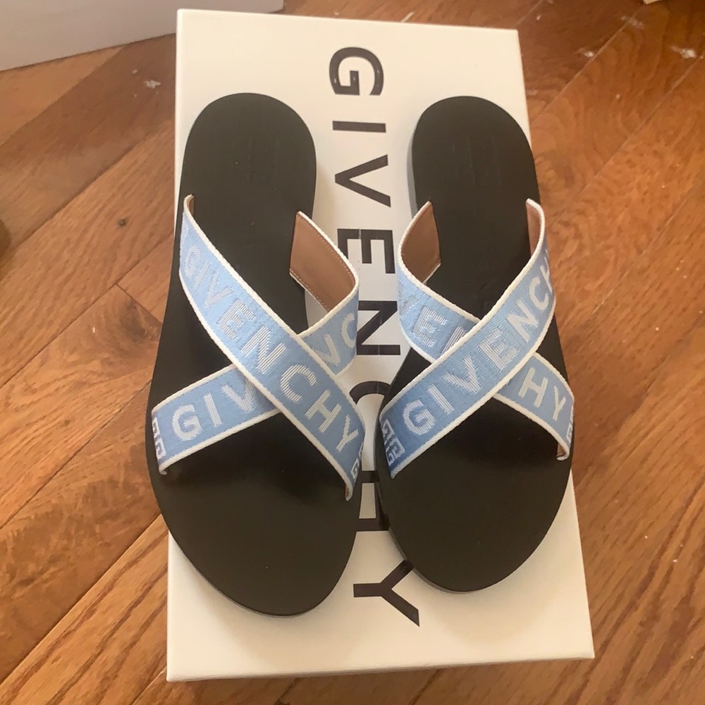 Givenchy cross cross strap sandals